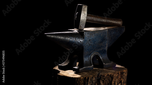 Hammer and anvil photo