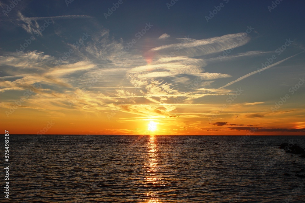 Fototapeta premium Sonnenuntergang Gotland