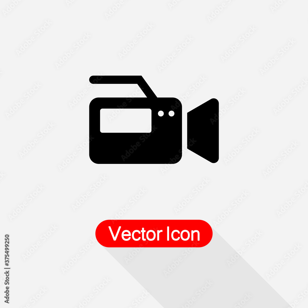 Video Camera Icon, Video Recorder Icon Vector Illustration Eps10 Video Camera Icon, Video Recorder Icon Vector Illustration Eps10