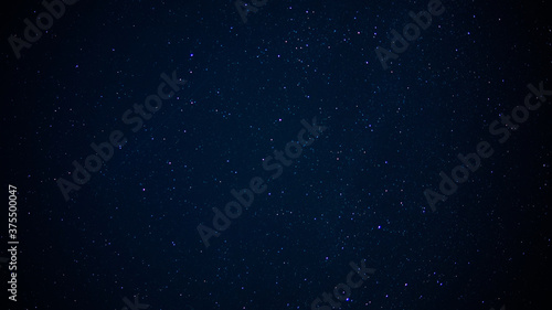 Long exposure photo  night sky  stars