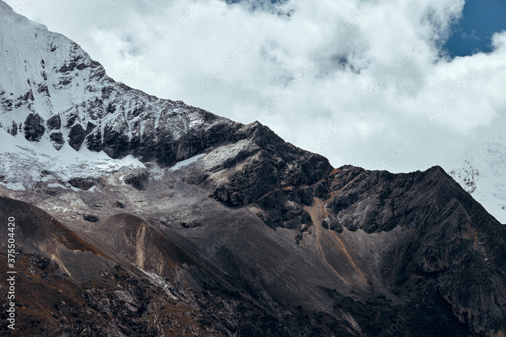 photography of mountain landscapes, snowy mountains and lakes