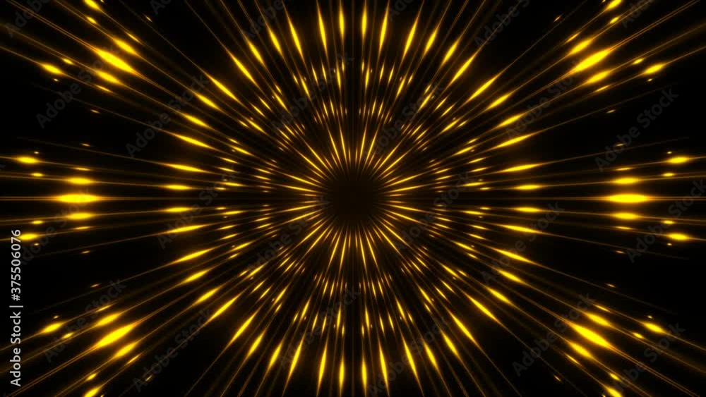 flashing gold particles on transparent background, alpha channel, loop ...