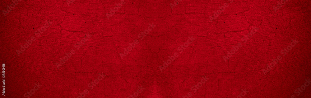 Obraz premium Old wall texture cement black red background abstract dark color design are light with white gradient background.
