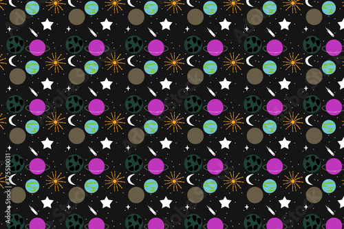 simple space pattern. suitable for wallpaper or background.