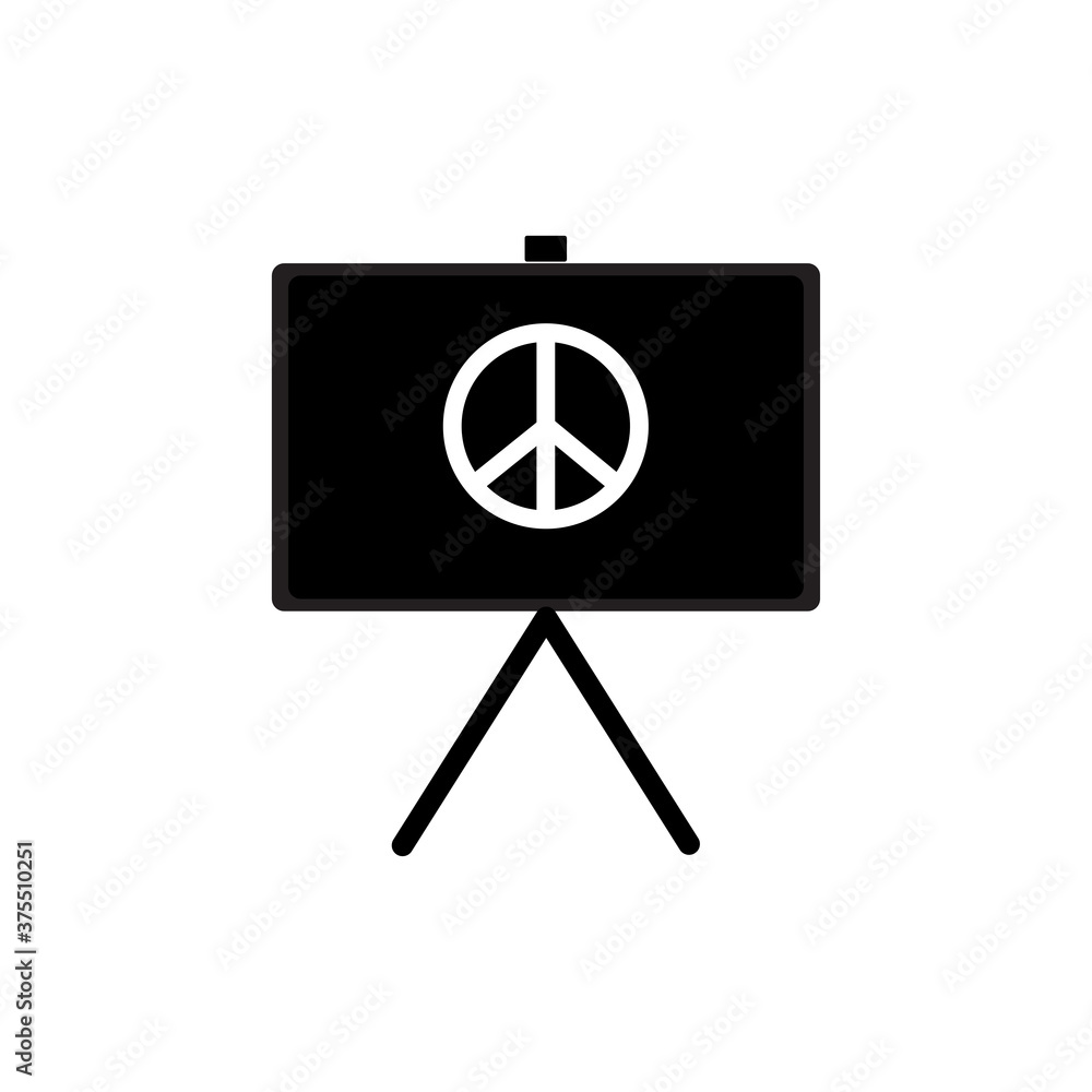 Peace board icon. Design template vector Peace board icon. Design template vector