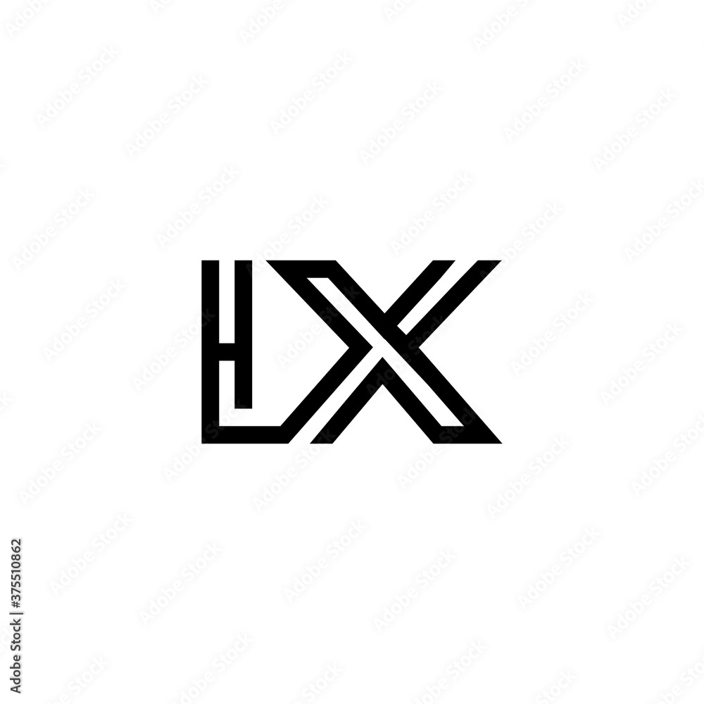 initial letter ix line stroke logo modern initial letter ix line stroke logo modern
