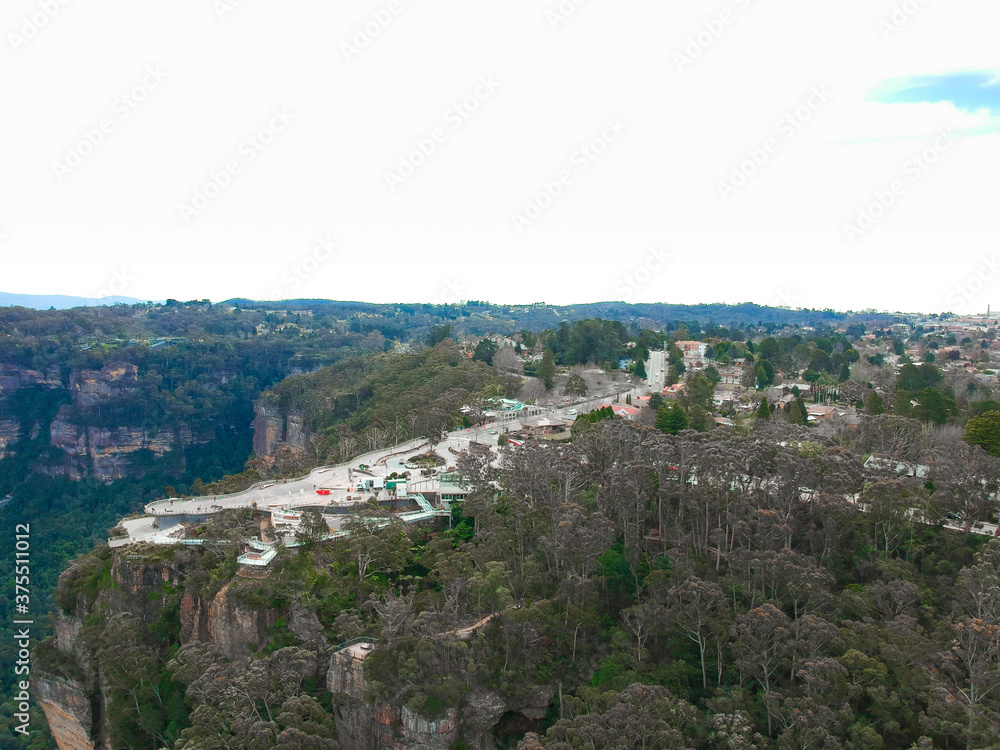 Obraz premium Echo Point Blue Mountains Katoomba Sydney NSW Australia