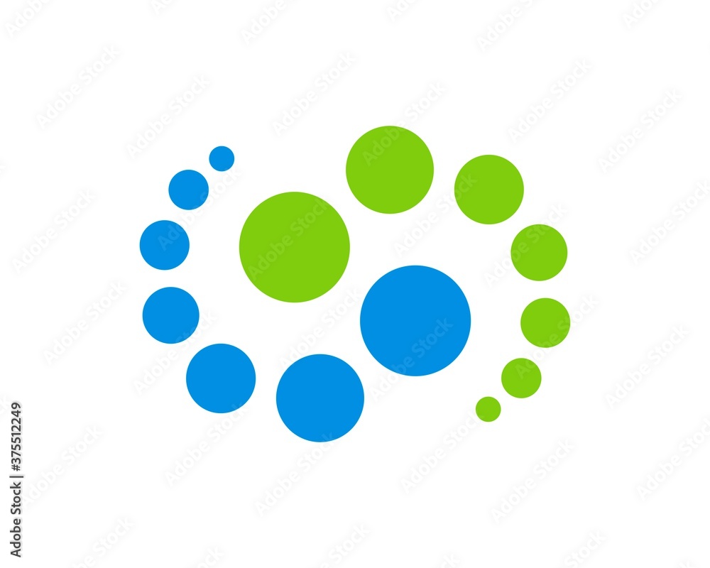 abstract blue and green circle vortex abstract blue and green circle vortex
