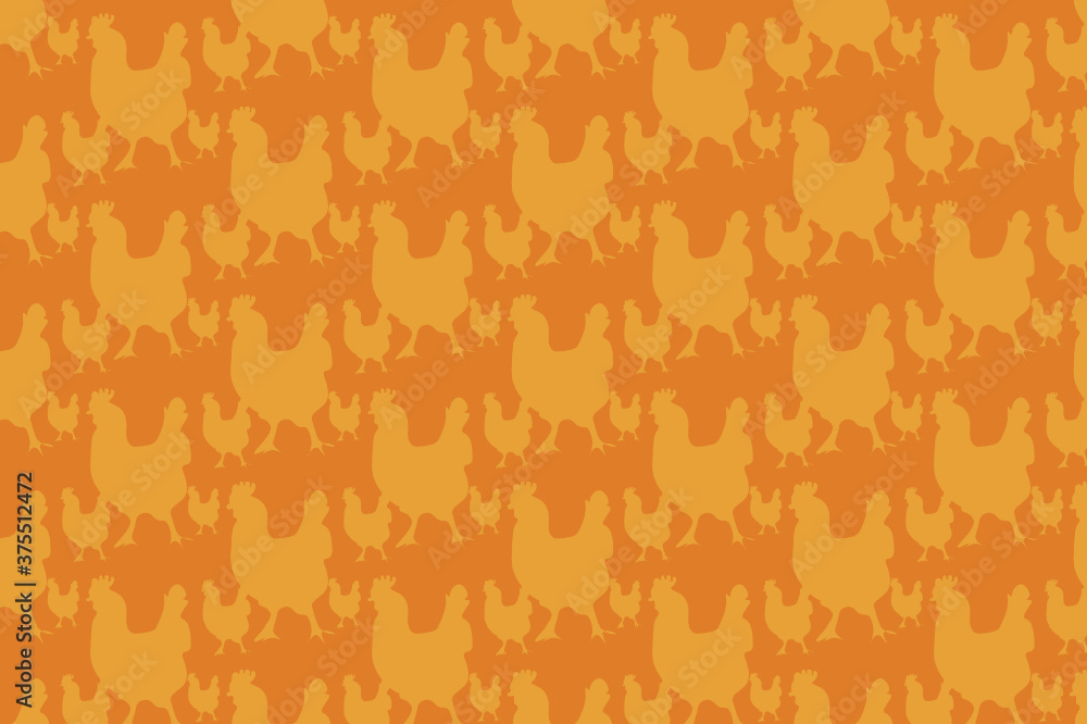 Sakura smales rooster pattern. suitable for wallpapers and backgrounds Sakura smales rooster pattern. suitable for wallpapers and backgrounds
