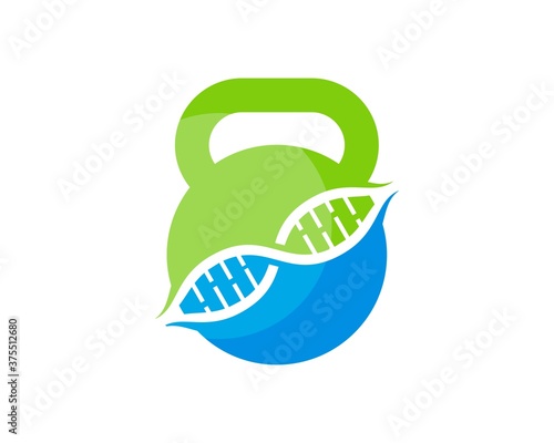 Gym kettle bell with DNA inside