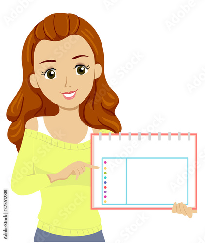 Teen Girl School Activity C...