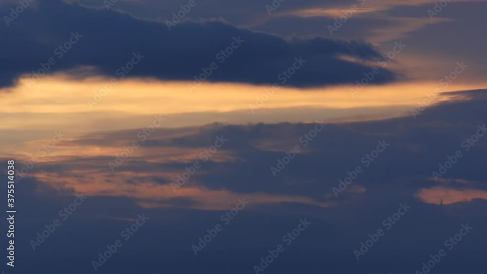 夏の夕暮れ空の雲の移ろい【三重県津市】 夏の夕暮れ空の雲の移ろい【三重県津市】