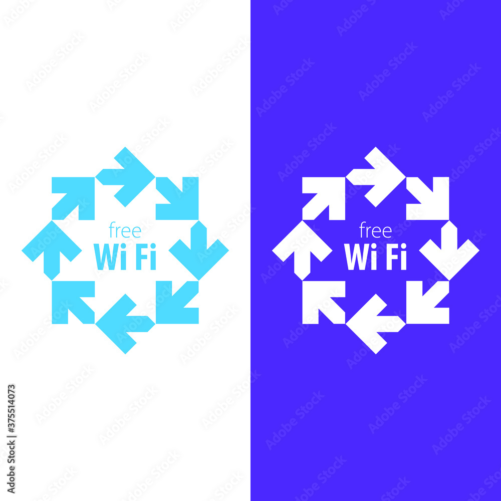 Free WiFi Logo Vector Design for Icon, Symbol, and Logo Free WiFi Logo Vector Design for Icon, Symbol, and Logo