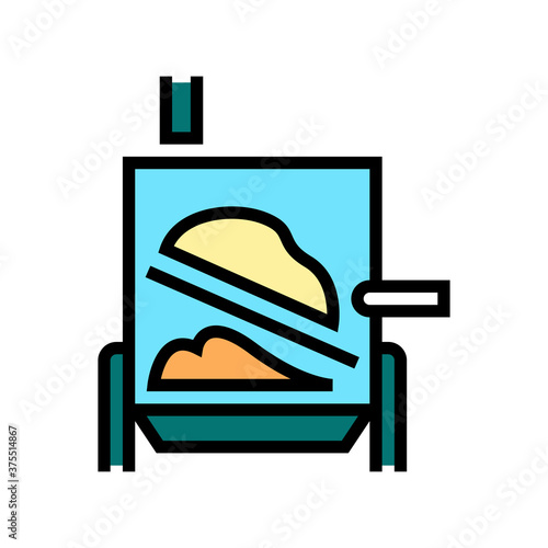 evaporator system color icon vector. evaporator system sign. isolated symbol illustration
