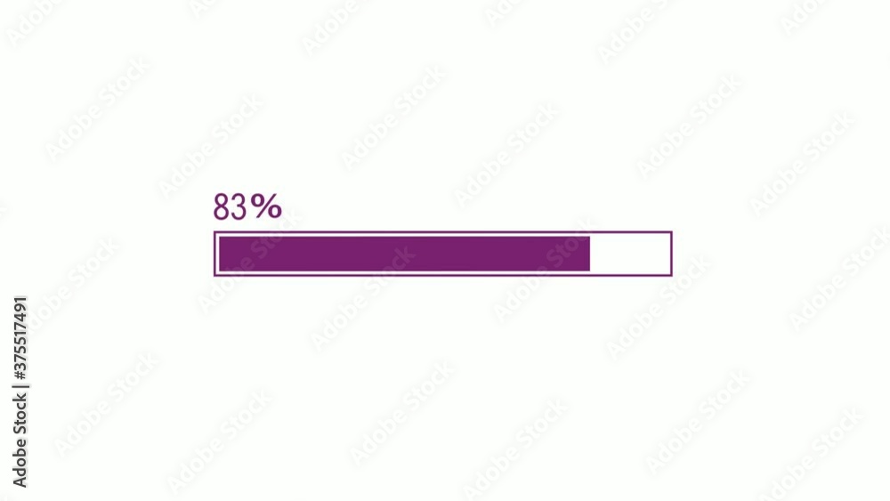 New pink dark color waiting loading bar animation video footage on black background,100% loading bar New pink dark color waiting loading bar animation video footage on black background,100% loading bar