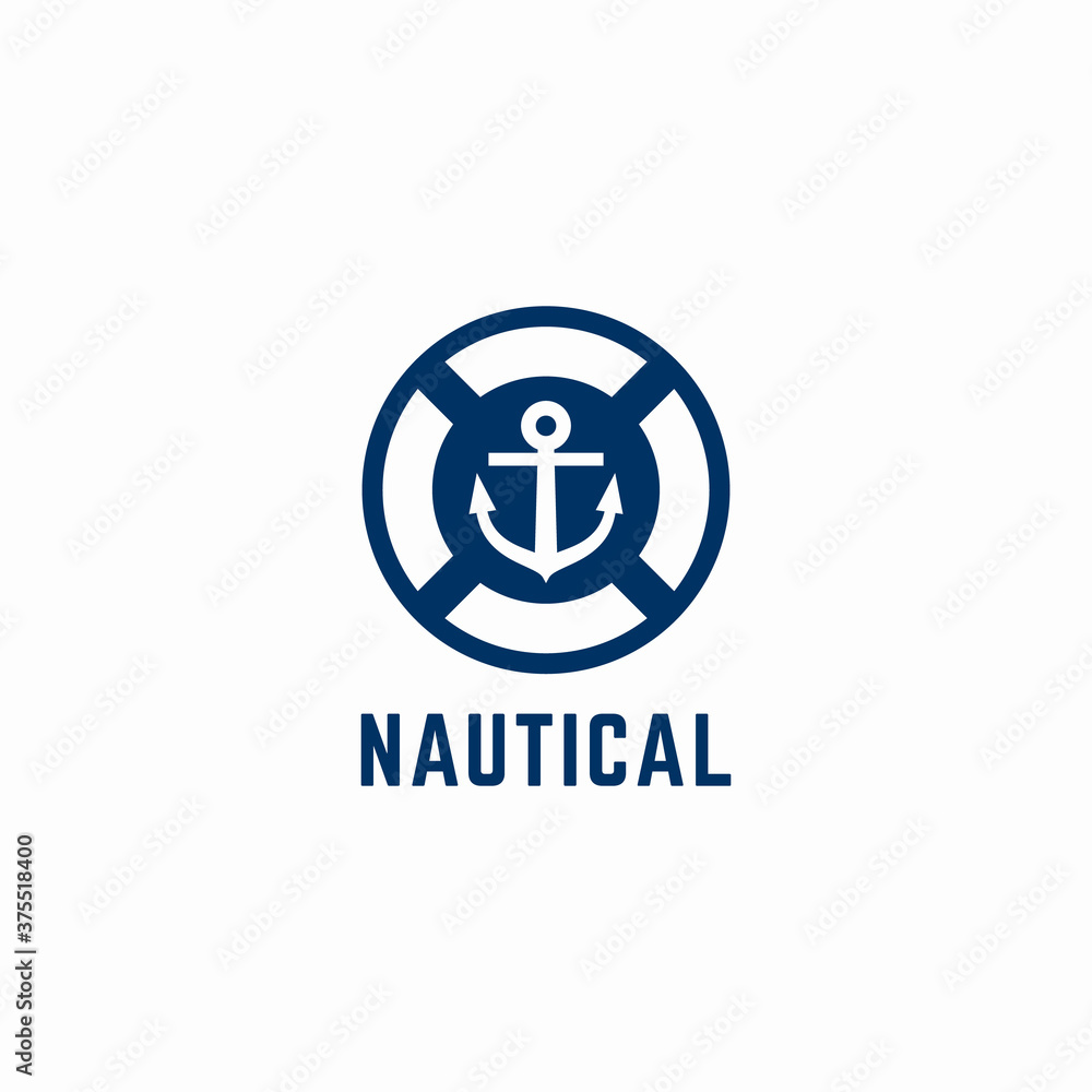 nautical anchor logo illustration abstract nautical anchor logo illustration abstract
