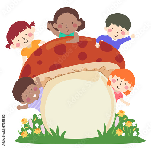 Kids Mushroom Board Wave Fl...