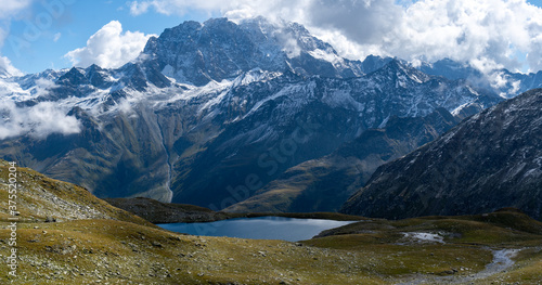 Bergwandern am grossen Sankt Bernhard Lacs de Tenetre © Volker Loche