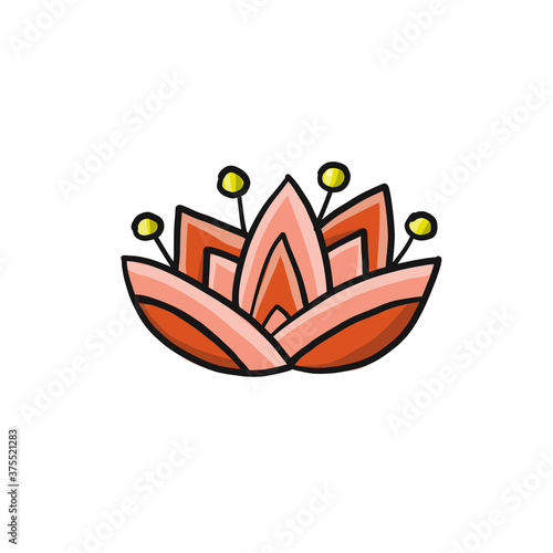Lotus Logo, simple sketch for your design