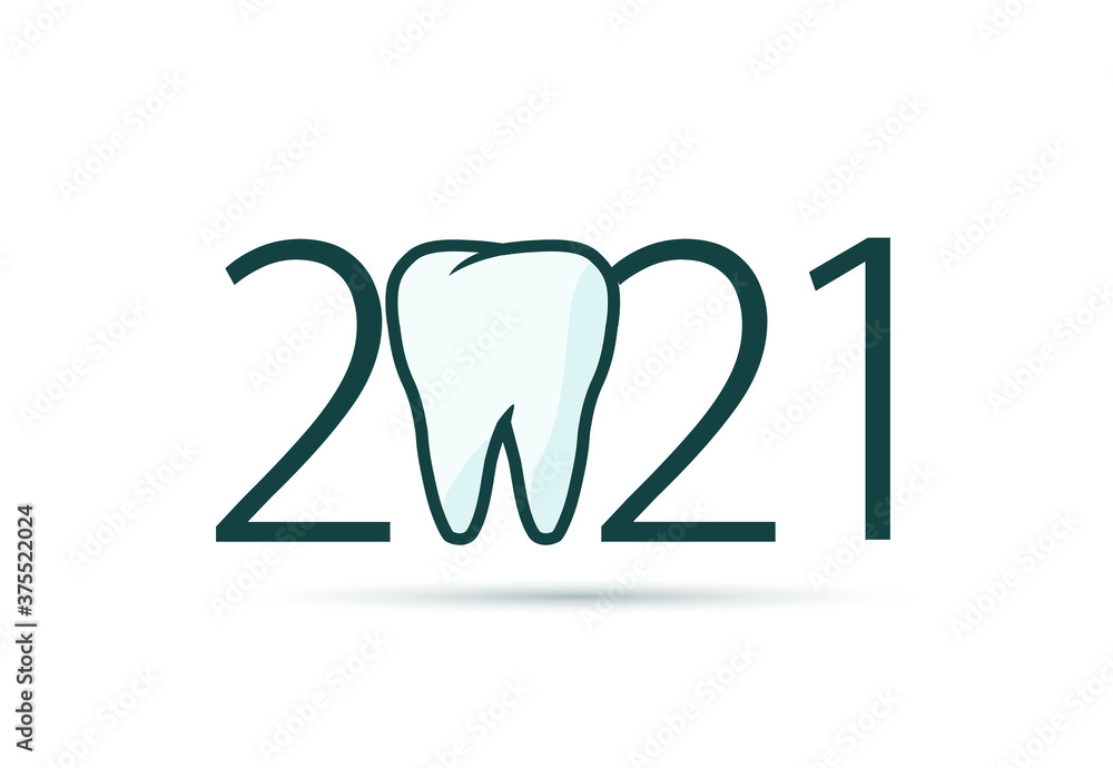 happy new year 2021. 2021 with tooth sign
happy new year 2021. 2021 with tooth sign