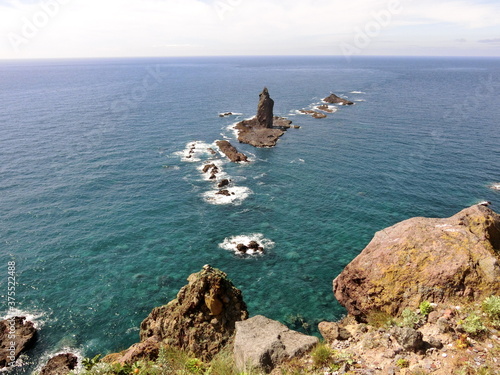 Beautiful sea of ​​ landscape in JAPAN photo