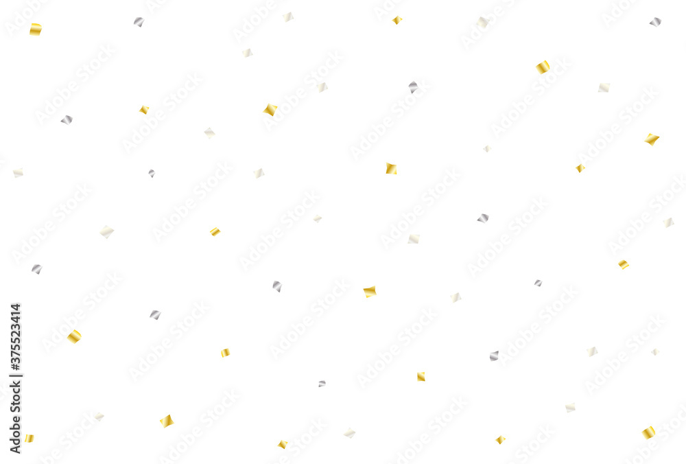 シンプルな金粉の背景素材 紙吹雪 イラスト ベクター Vector De Stock Adobe Stock