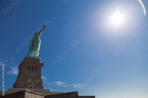 Statue of Liberty under the sun