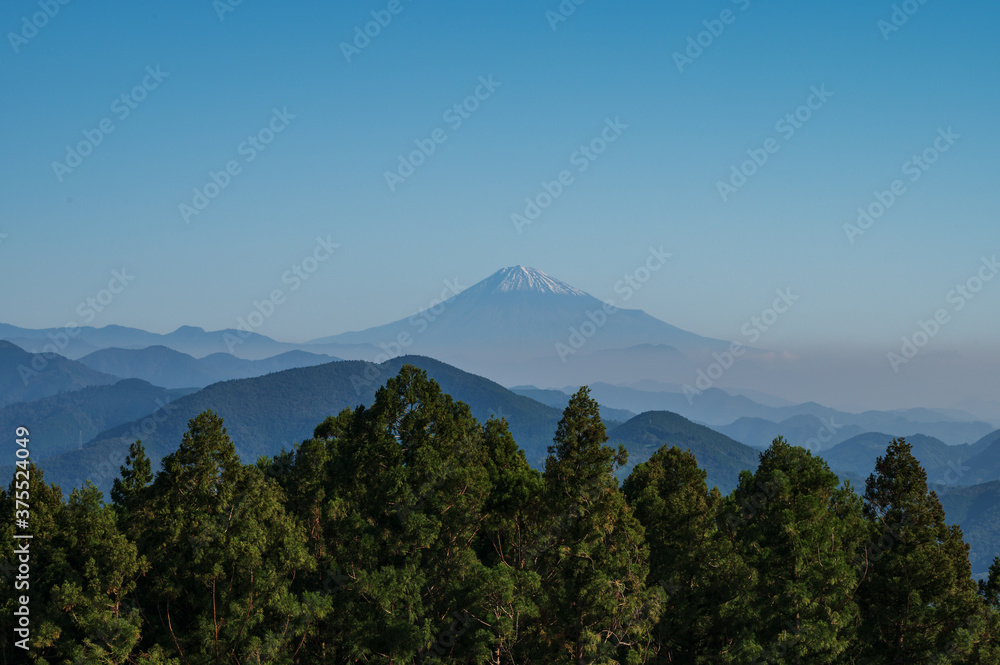 粟ヶ岳から見る富士山 粟ヶ岳から見る富士山