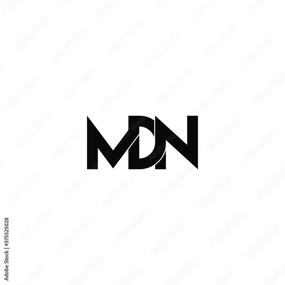 mdn letter original monogram logo design mdn letter original monogram logo design