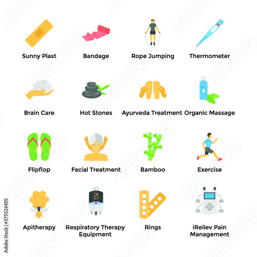 Therapist and Counselling Process Flat Vectors Set