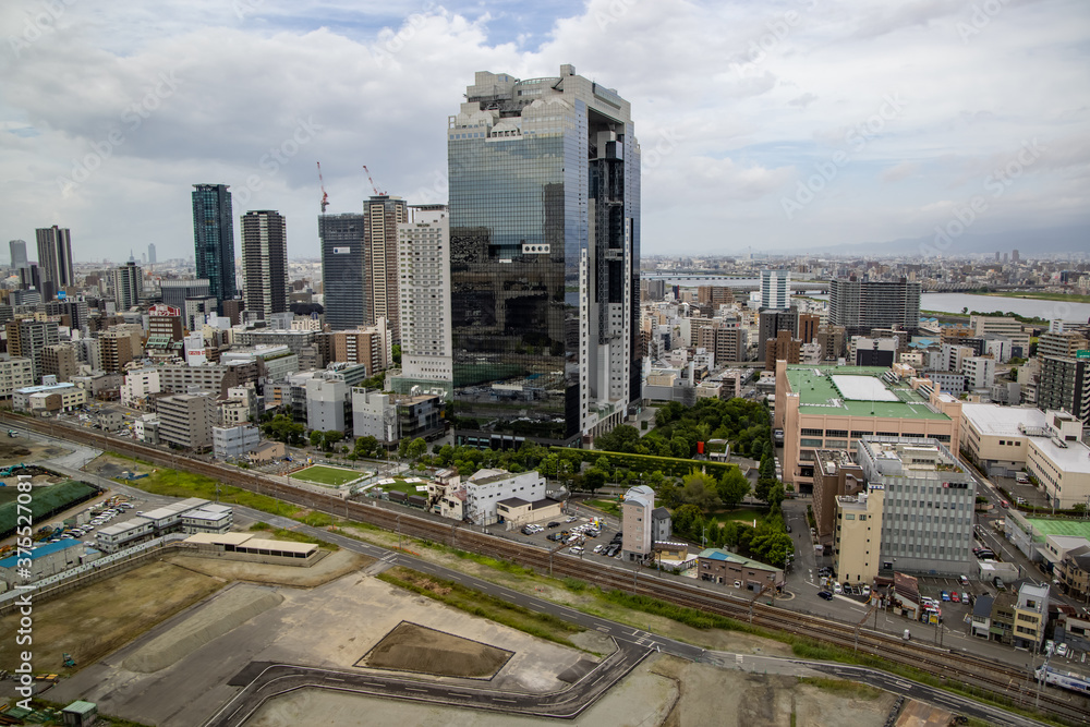 JR大阪駅北側の再開発地区　：　2020年9月