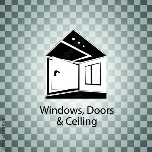 Windows, Doors, and Ceiling logo.