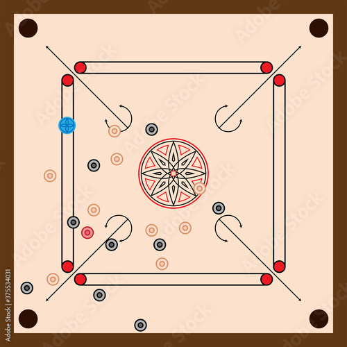 Carrom Board Icon