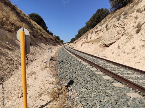 railway in the mountains