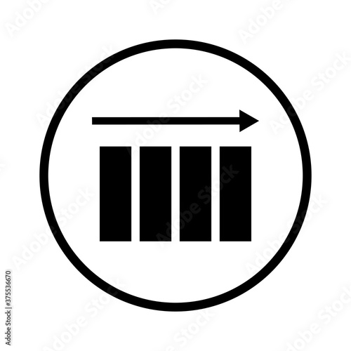 Financial blocks. Stability flat infographics.Vector illustration.