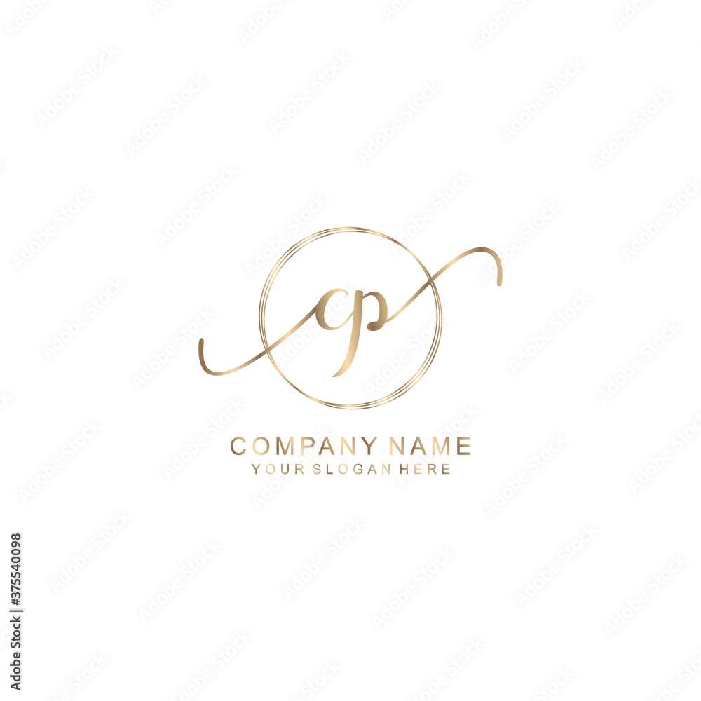 CP Initial handwriting logo template vector
CP Initial handwriting logo template vector