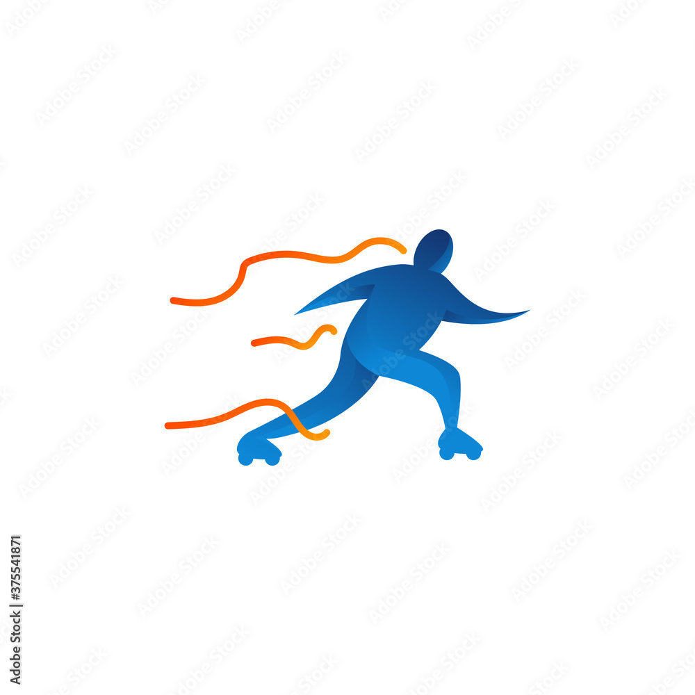 skating vector design template illustration skating vector design template illustration