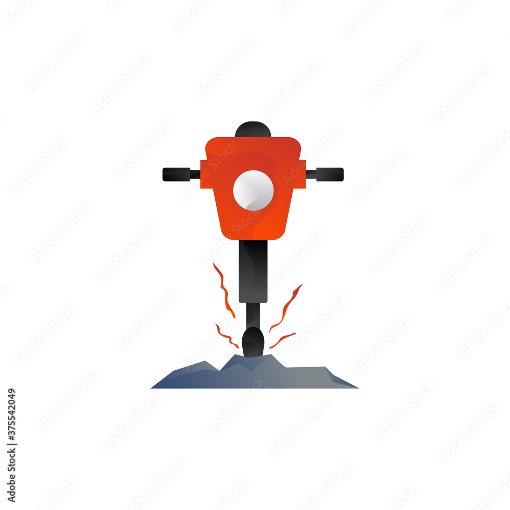 jackhammer vector design template illustration jackhammer vector design template illustration