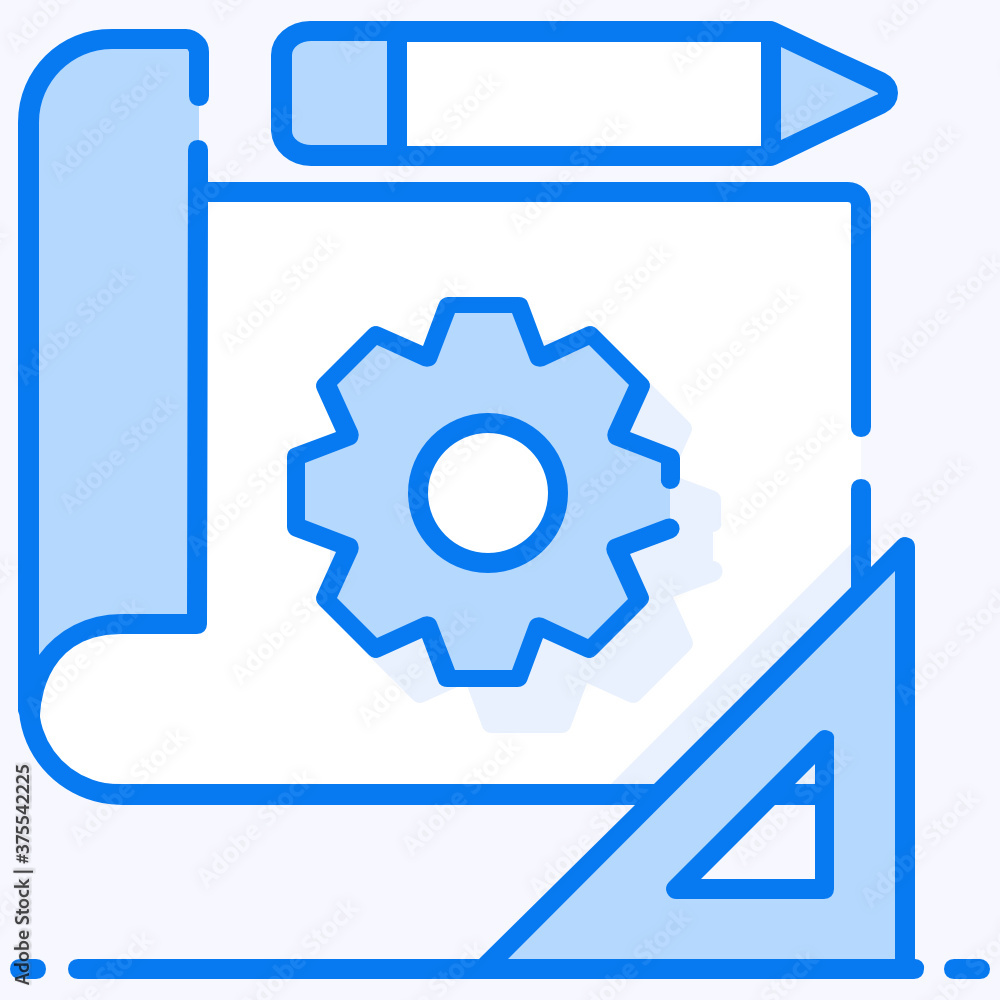 Geometrical tools with a graphically designed chart symbolizing blueprint or a model
Geometrical tools with a graphically designed chart symbolizing blueprint or a model