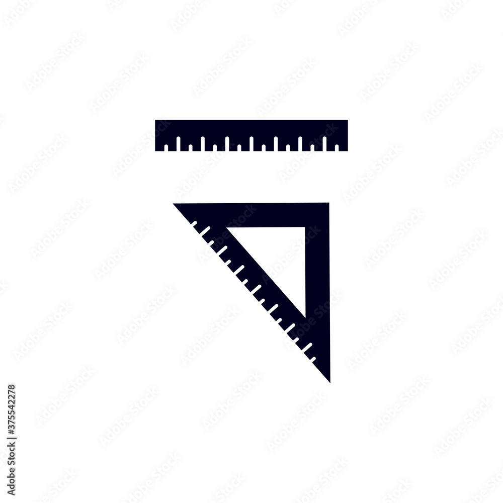 ruler vector design template illustration ruler vector design template illustration