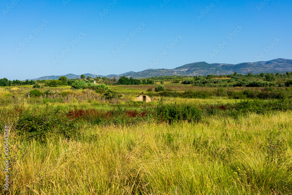 Landscape of the august way as it passes through Castellon Landscape of the august way as it passes through Castellon