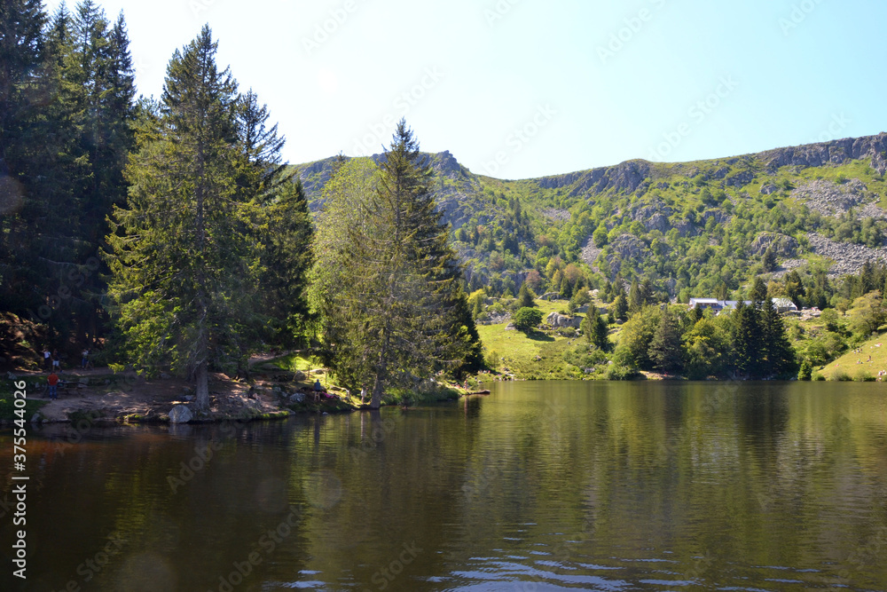 Lac des Vosges en Alsace, Lac Forlet, Lac d'Orbey, Lac des Truites, Gazon du Faing Lac des Vosges en Alsace, Lac Forlet, Lac d'Orbey, Lac des Truites, Gazon du Faing