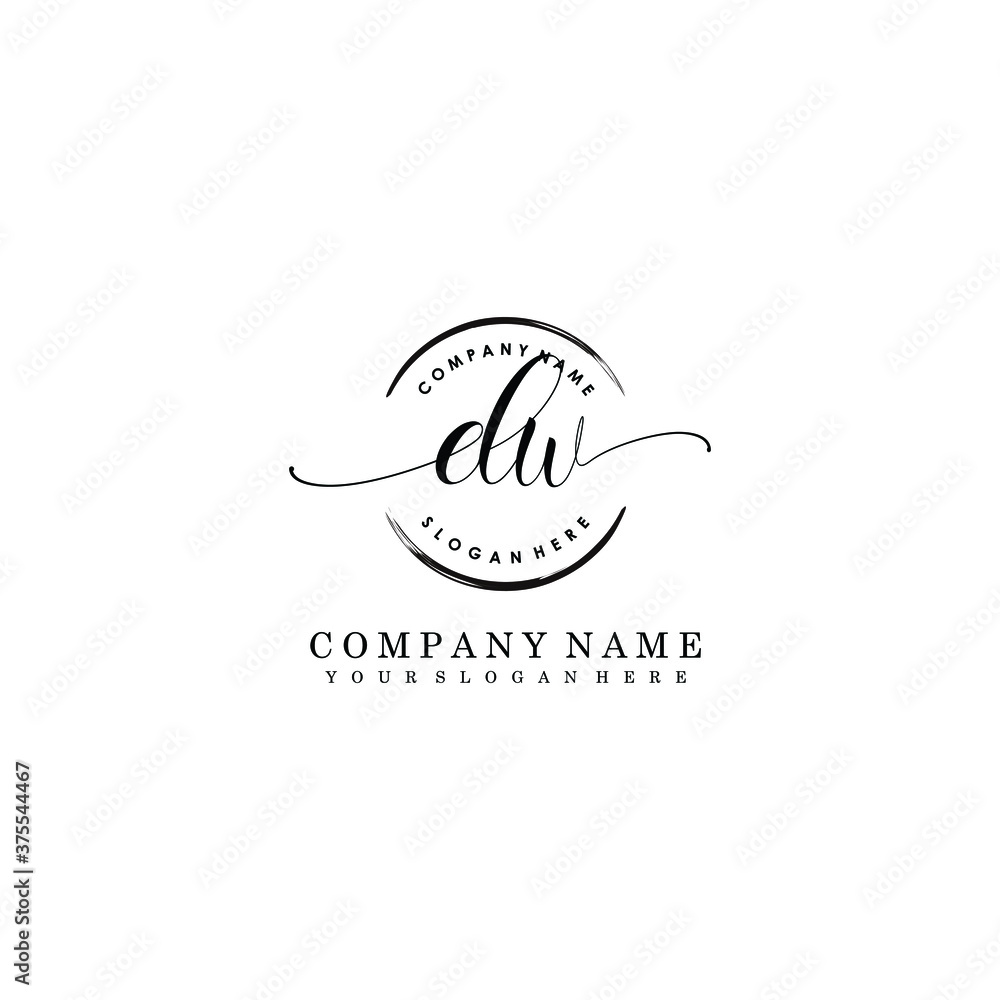 DW Initial handwriting logo template vector
DW Initial handwriting logo template vector