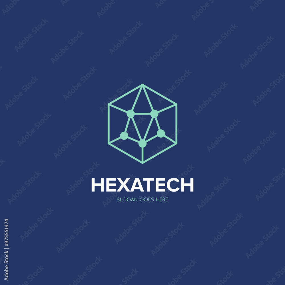 Illustration Vector Graphic of Hexagon Technology Logo. Perfect to use for Technology Company Illustration Vector Graphic of Hexagon Technology Logo. Perfect to use for Technology Company