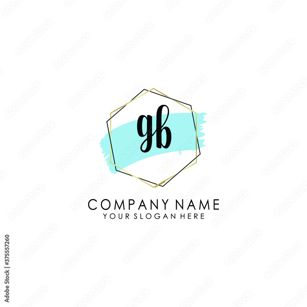 GB Initial handwriting logo template vector
GB Initial handwriting logo template vector