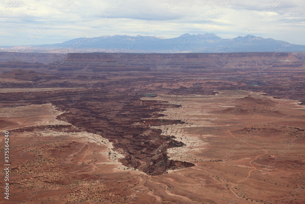 Scenic view of island in the sky seen from Buck Canyon overlook in Canyonlands National Park Utah, USA Scenic view of island in the sky seen from Buck Canyon overlook in Canyonlands National Park Utah, USA