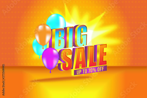 Colorful Big Sale design