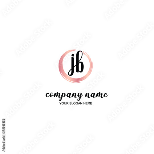 Wallpaper Mural JB Initial handwriting logo template vector Torontodigital.ca