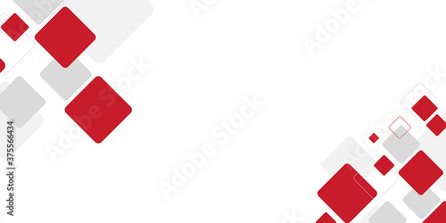 Abstract modern background gradient color. Red maroon and white gradient with stylish line and square decoration suit for presentation design.