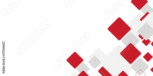 Abstract modern background gradient color. Red maroon and white gradient with stylish line and square decoration suit for presentation design.